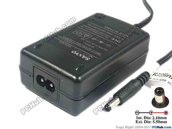 128593 Sanyo NVP-AC8 AC Adapter 5V-12V 5V 6A, Barrel 5.5/2.1mm, 2-Prong Sanyo NVP-AC8 AC Adapter 5V-12V &nbsp;<br />