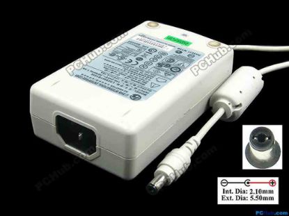 128824 Li Shin LSE9901B1250 AC Adapter 5V-12V 12V 4.16A, 2.1/5.5mm, IEC C14 Li Shin LSE9901B1250 AC Adapter 5V-12V 