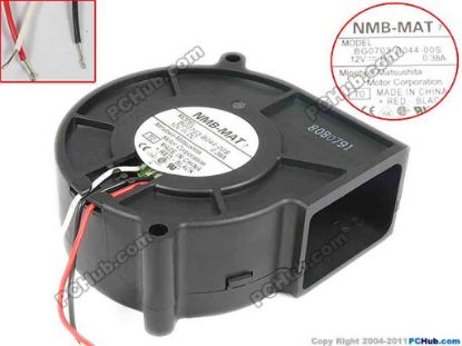 129021 NMB-MAT / Minebea BG0703-B044-00S Server - Blower Fan bw75x75x30, 3-wire, 12V 0.38A NMB-MAT / Minebea BG0703-B044-00S Server - Blower Fan 