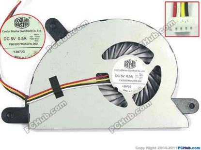129363 Cooler Master FB05007M05SPA-002 Cooling Fan  45DY1FA0000, DC5V 0.50A, Bare fan Cooler Master FB05007M05SPA-002 Cooling Fan  