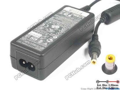 129423 LITE-ON PA-1400-11 AC Adapter- Laptop 20V 2A, Barrel 5,5/2.5mm 12mm, 2-Prong LITE-ON PA-1400-11 AC Adapter- Laptop 