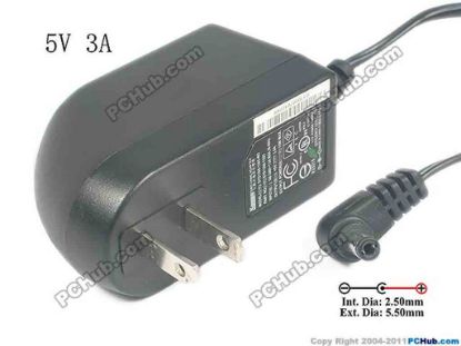 130226 Sunny SYS1308-1505-W2 AC Adapter - NEW Original 5V 3A, 5.5/2.5mm, US 2-Pin Sunny SYS1308-1505-W2 AC Adapter - NEW Original