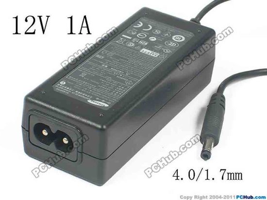 130246 Samsung Laptop Common Item (Samsung Laptop) AC Adapter- Laptop SAD1212, 12V 1A, Barrel 4.0/1.7mm, 2-Prong Samsung Laptop Common Item (Samsung Laptop) AC Adapter- Laptop 