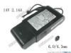 130256 Samsung Laptop Common Item (Samsung Laptop) AC Adapter  Original AD-3014STN, 14V 2.14A, 6.0/4.3mm, Pin, 3-Prong Samsung Laptop Common Item (Samsung Laptop) AC Adapter