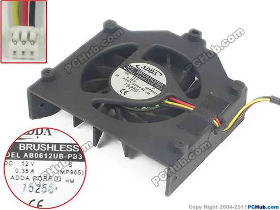 130872 ADDA AB0612UB-PB3 Cooling Fan  MP965, DC12V 0.35A, Bare ADDA AB0612UB-PB3 Cooling Fan  <h3 class="tb-main-title" data-title="正品保证 方正心逸 方正 Q200 一体机风扇 Q200一体机风扇 现货" style="margin: 0px; padding: 0px; font-size: 16px; min-height: 21px; line-height: 21px; color: #3c3c3c; font-family: tahoma, arial, hiragino sans gb, 宋体, sans-serif;"><span style="color: #ff0000;">方正 Q200 一体机风扇</span></h3>