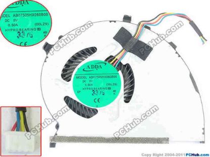 130877 ADDA AB07505HX060B00 Cooling Fan  00LZ9, DC5V 0.50A, Bare ADDA AB07505HX060B00 Cooling Fan  <h3 class="tb-main-title" data-title="全新联想 LENOVO Ideapad FLEX14-2 FLEX 2 FLEX 14 flex2-14风扇" style="font-size: 16px; margin: 0px; padding: 0px; min-height: 21px; line-height: 21px; color: #3c3c3c; font-family: tahoma, arial, hiragino sans gb, 宋体, sans-serif; widows: 1;">LENOVO Ideapad FLEX14</h3>