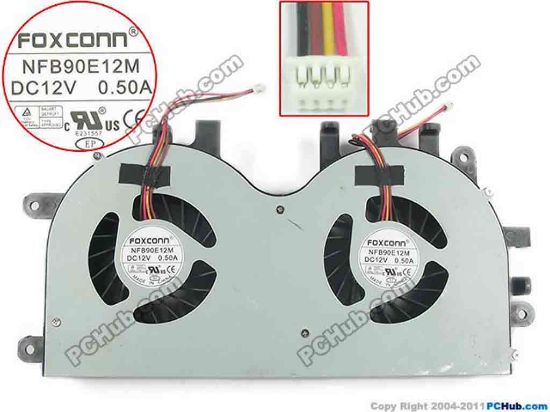 130992 Forcecon NFB90E12M Cooling Fan  DC12V 0.50A, Bare Forcecon NFB90E12M Cooling Fan  <span style="color: #ff0000; font-weight: bold;">For&nbsp;LENOVO AIO IDEACENTRE B520 7745&nbsp;</span>