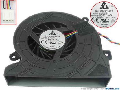 131120 Delta Electronics KUC1012D Cooling Fan  -BJ01, DC12V 0.75A, Bare fan Delta Electronics KUC1012D Cooling Fan  