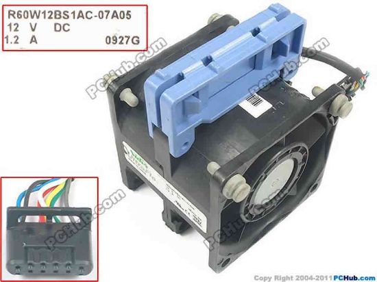 132512 Nidec R60W12BS1AC-07A05 Server - Square Fan sq60x60x56mm, 8-wire, 12V 1.2A Nidec R60W12BS1AC-07A05 Server - Square Fan 