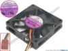 132847 INNOVATIVE BS701512L-02 Server - Square Fan sq70x70x15mm, 3-wire, 12V 0.22A INNOVATIVE BS701512L-02 Server - Square Fan 