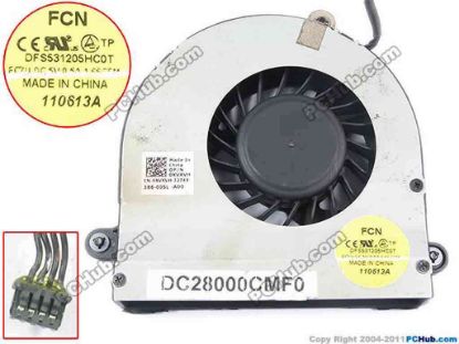 133802 Forcecon DFS531205HC0T Cooling Fan  FC7U, 75x75x13mm, DC5V0.50A, w20x4x4 Forcecon DFS531205HC0T Cooling Fan  <h3 class="tb-main-title" style='padding-bottom: 0px; widows: 2; text-transform: none; background-color: #ffffff; text-indent: 0px; margin: 0px; min-height: 21px; padding-left: 0px; padding-right: 0px; font: 700 16px/21px tahoma, arial, "hiragino sans gb", 宋体, sans-serif; white-space: normal; orphans: 2; letter-spacing: normal; color: #3c3c3c; word-spacing: 0px; padding-top: 0px; -webkit-text-size-adjust: auto; -webkit-text-stroke-width: 0px'><span style="color: #ff0000">DELL戴尔外星人 M17X R3 R4</span></h3>