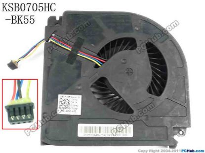 134034 Delta Electronics KSB0705HC Cooling Fan  BK55, 5V 0.60A, w20x4x4 Delta Electronics KSB0705HC Cooling Fan  
