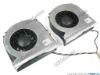 136833 Forcecon DFS601005M30T Cooling Fan   U939R, DC 5V 0.4A, Bare fan 2fan Forcecon DFS601005M30T Cooling Fan  