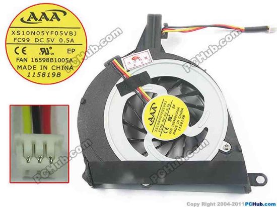 137352 Toshiba Satellite L755 Series Cooling Fan  XS10N05YF05VBJ, FC99 Toshiba Satellite L755 Series Cooling Fan  