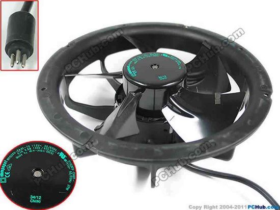 142906 ebm-papst W1G200-EA91-70 Server - Round Fan W1G200-EA91-70 ebm-papst W1G200-EA91-70 Server - Round Fan