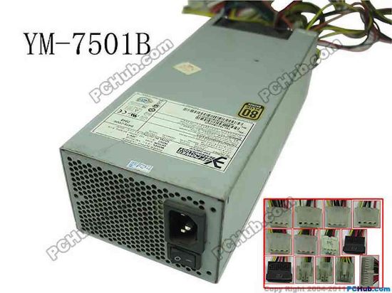 143235 3Y Power YM-7501B Server - Power Supply 500W, YM-7501B 3Y Power YM-7501B Server - Power Supply