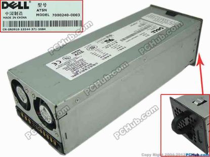 143277 Dell PowerEdge 2500 Server - Power Supply 7000240-0003, R0910, 300W Dell PowerEdge 2500 Server - Power Supply