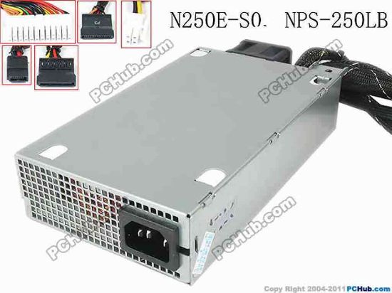 Used Dell PowerEdge R210 Server Power Supply - 250W, Model L250E-S0 / PS-4251-1D-LF (Tested Working)