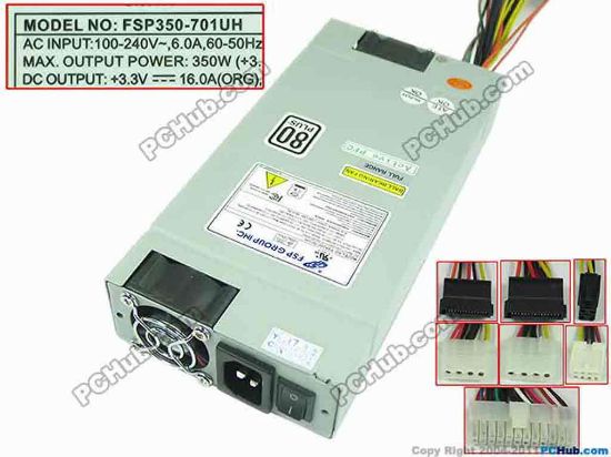 143466 FSP Group Inc FSP350-701UH Server - Power Supply 350W, FSP350-701UH FSP Group Inc FSP350-701UH Server - Power Supply