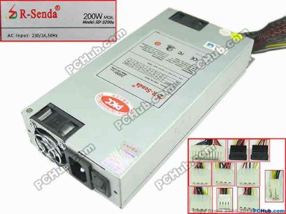 143640 R-Senda / ROSOR SD-3200U Server - Power Supply 200W, SD-3200U R-Senda / ROSOR SD-3200U Server - Power Supply 