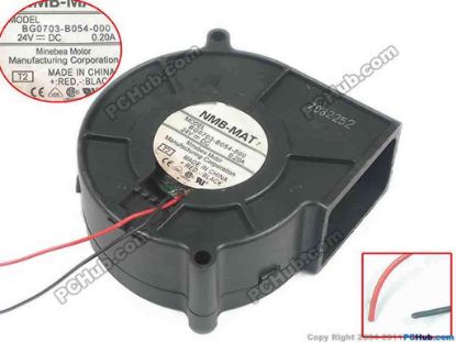 143975 NMB-MAT / Minebea BG0703-B054-000 Server - Blower Fan BG0703-B054-000, T2 NMB-MAT / Minebea BG0703-B054-000 Server - Blower Fan