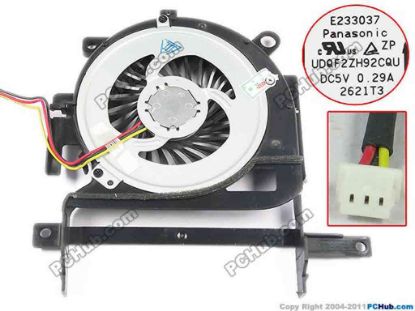 144015 Panasonic UDQF2ZH92CQU Cooling Fan  DC5V 0.29A, Fan With Case, New Panasonic UDQF2ZH92CQU Cooling Fan  