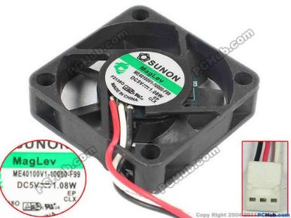 144020 SUNON ME40100V1-10000-F99 Server - Square Fan ME40100V1-10000-F99 SUNON ME40100V1-10000-F99 Server - Square Fan