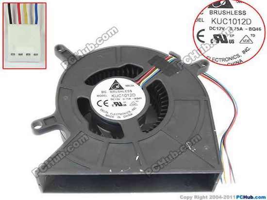 144908 Delta Electronics KUC1012D Cooling Fan  KUC1012D, -BQ46 Delta Electronics KUC1012D Cooling Fan  