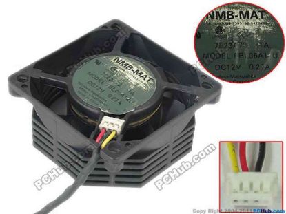 144911 NMB-MAT / Minebea FBL06A12U Server - Square Fan FBL06A12U, 100mm, 3-wire 4-pin connector NMB-MAT / Minebea FBL06A12U Server - Square Fan 