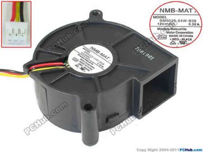 145402 NMB-MAT / Minebea BM6025-04W-B59 Server - Blower Fan TAM, 12V 0.32A, 60x60x25mm NMB-MAT / Minebea BM6025-04W-B59 Server - Blower Fan 