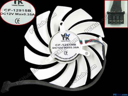 145492 Other Brands TK / Thermal Kingdom Server - Frameless / GPU Fan 12V 0.35A, dia86, ctc39, w50x4x4 Other Brands TK / Thermal Kingdom Server - Frameless / GPU Fan Cooling Fan for display card