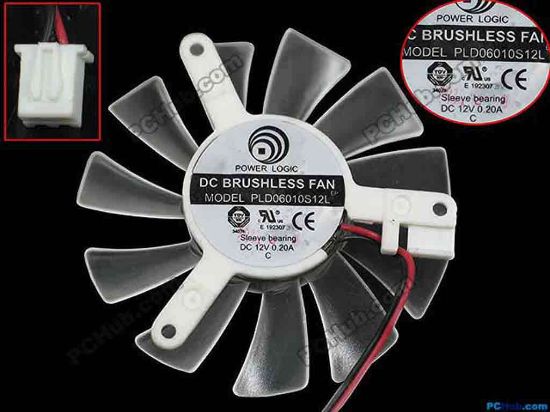 145527 NTK PLD06010S12L Server - Frameless / GPU Fan 12V 0.20A, dia55, ctc42, w50x2x2 NTK PLD06010S12L Server - Frameless / GPU Fan 18Cooling Fan for display card