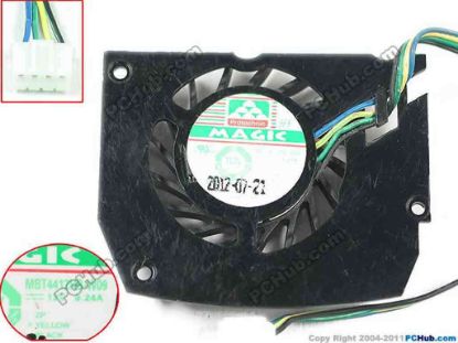 145539 Protechnic Magic MBT4412HB-W09 Server - Frameless / GPU Fan 12V 0.24A, dia40, ctc54x45x34, w60x4x4 Protechnic Magic MBT4412HB-W09 Server - Frameless / GPU Fan Cooling Fan for display card