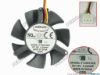145630 Everflow T125010SH Server - Frameless / GPU Fan Black, 12V 0.25A, dia45, ctc39, w65x3x3 Everflow T125010SH Server - Frameless / GPU Fan Cooling Fan for display card