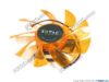 145643 Everflow T129215SH Server - Frameless / GPU Fan 12V 0.30A, W80x2x2, D85xC39, Orange Everflow T129215SH Server - Frameless / GPU Fan Cooling Fan for display card Zotac GTX 650TI
