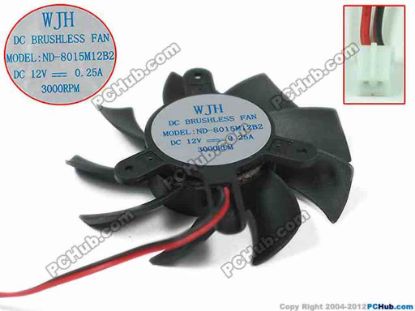145663 ID-Cooling ND-8015M12B Server - Frameless / GPU Fan 12V 0.25A, W90x2x2, D75xC42, Black ID-Cooling ND-8015M12B Server - Frameless / GPU Fan Cooling Fan for display card