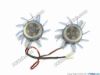 145718 Young Lin DFC491012H Server - Frameless / GPU Fan DFC491012H, Light Blue, 2Fan Young Lin DFC491012H Server - Frameless / GPU Fan Cooling Fan for display card