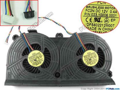 145925 Forcecon DFS602212M00T Cooling Fan  FC2N,12V 0.40A, Bare2Fan， new Forcecon DFS602212M00T Cooling Fan  HP&nbsp; EliteOne 800 G1 CPU Cooling Fan