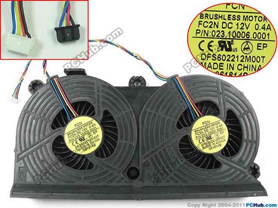 145925 Forcecon DFS602212M00T Cooling Fan  FC2N,12V 0.40A, Bare2Fan， new Forcecon DFS602212M00T Cooling Fan  HP&nbsp; EliteOne 800 G1 CPU Cooling Fan