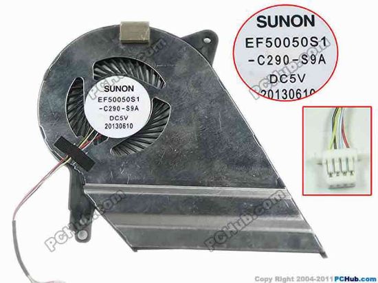 145948 SUNON EF50050S1-C290-S9A Cooling Fan  5V 2.0W, Bare Fan SUNON EF50050S1-C290-S9A Cooling Fan  