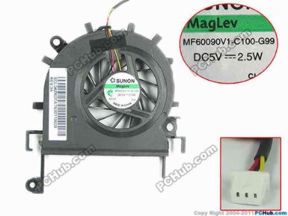 145972 SUNON MF60090V1-C100-G99 Cooling Fan  5V 2.5W, Bare Fan SUNON MF60090V1-C100-G99 Cooling Fan  