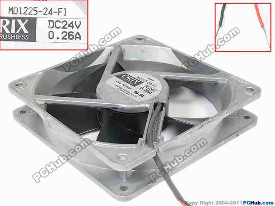 147027 ORIX MD1225-24-F1 Server - Square Fan 2-wire, MD1225-24-F1 ORIX MD1225-24-F1 Server - Square Fan 