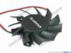 147044 Everflow T126010DH Server - Frameless / GPU Fan 12V 0.20A, 55 mm Dia. 39mm c.t.c, Black Everflow T126010DH Server - Frameless / GPU Fan s<br />
