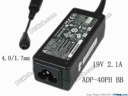 147118 ASUS Common Item (Asus) AC Adapter- Laptop 19V 2.1A, Barrel 4.0/1.7mm, 3-Prong ASUS Common Item (Asus) AC Adapter- Laptop 