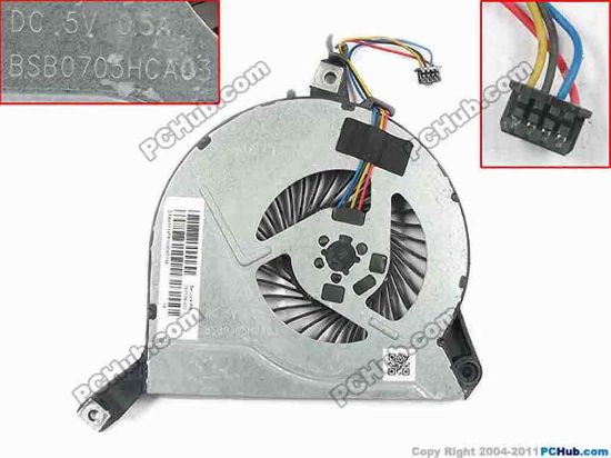 147187 Delta Electronics BSB0705HC Cooling Fan  A03, DC 5V 0.50A Bare fan Delta Electronics BSB0705HC Cooling Fan  
