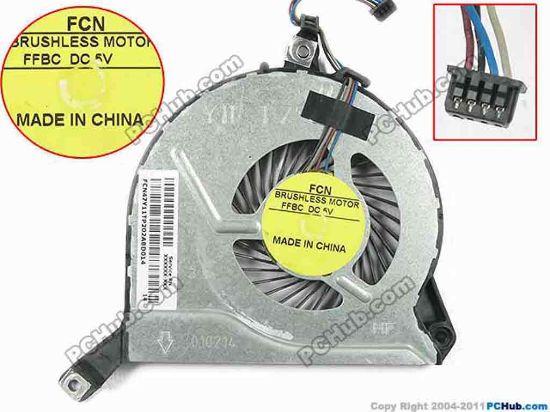 147201 Forcecon DFS531105MC0T Cooling Fan  FFBC, DC 5V 0.50A Bare fan Forcecon DFS531105MC0T Cooling Fan  
