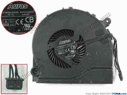 147209 Kipo BC07511LMSPAA Cooling Fan  4INL8FA00002A, DC 5V 0.45A Bare fan Kipo BC07511LMSPAA Cooling Fan  