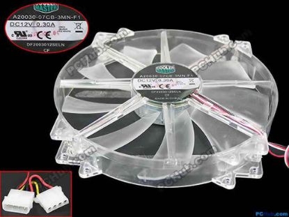 149112 Cooler Master A20030-07CB-3MN-F1 Server - Round Fan DC 12V 0.30A, 200x200x30mm Cooler Master A20030-07CB-3MN-F1 Server - Round Fan 