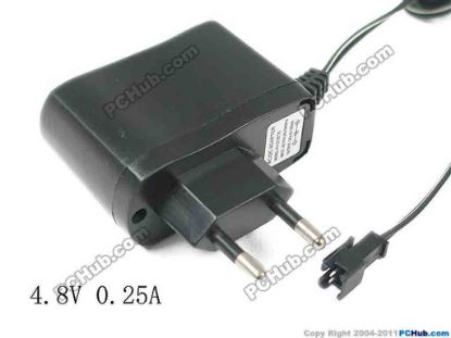 149486 PCH OEM Power AC Adapter 5V-12V 4.8V 0.25A, 2-Pin, EU 2-Pin, New PCH OEM Power AC Adapter 5V-12V 
