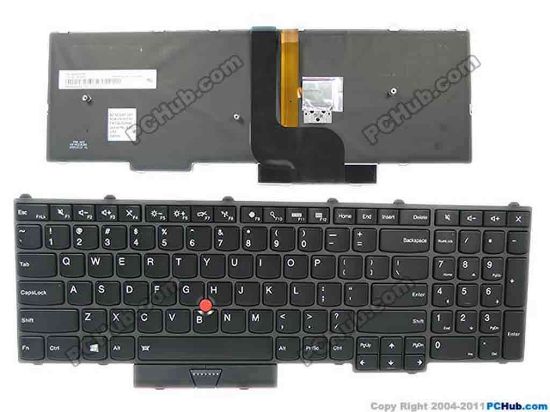 150361 Lenovo Thinkpad P50 Keyboard FRU :00PA370,Us with backlight "New" Lenovo Thinkpad P50 Keyboard 